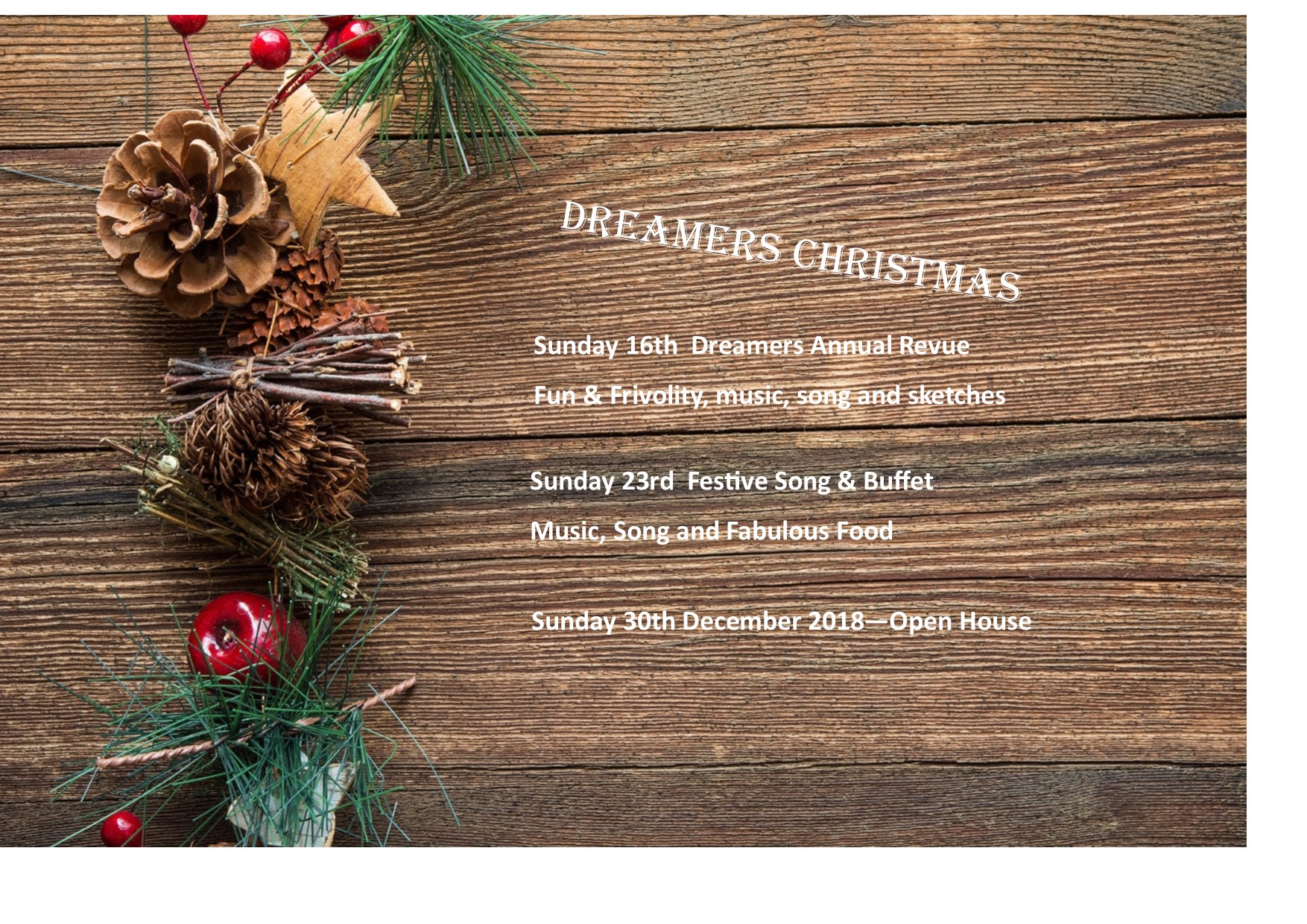 2018 Dreamers Christmas Dreamers Folk